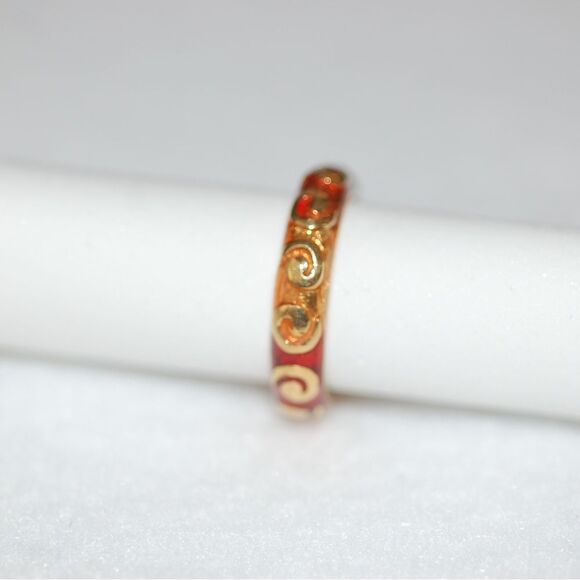 Authentic Hidalgo 18k multi color enamel bands - Picture 2 of 3